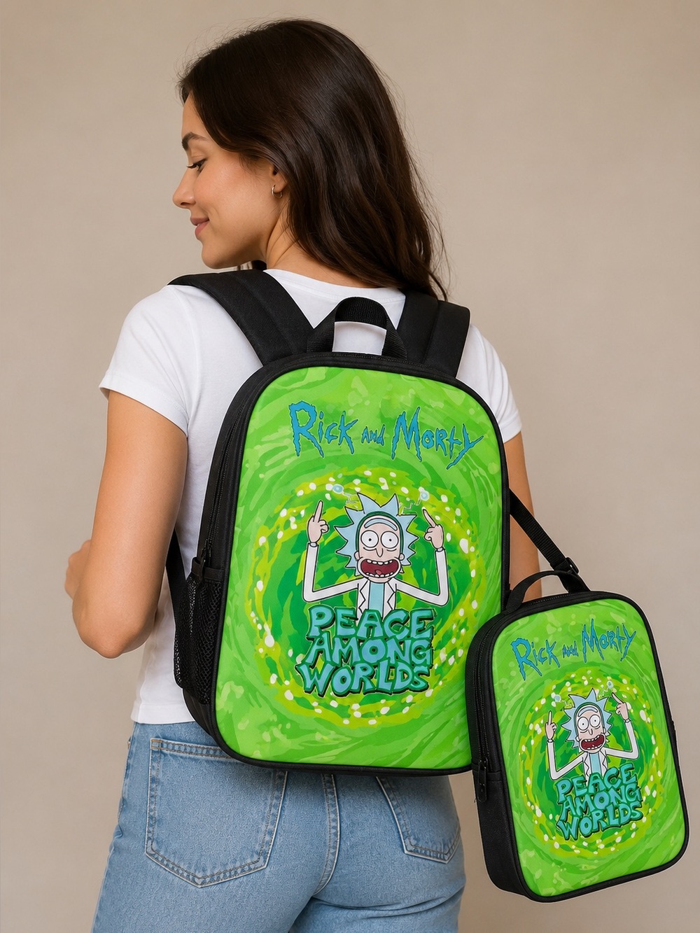 Rare Rick and Morty backpack